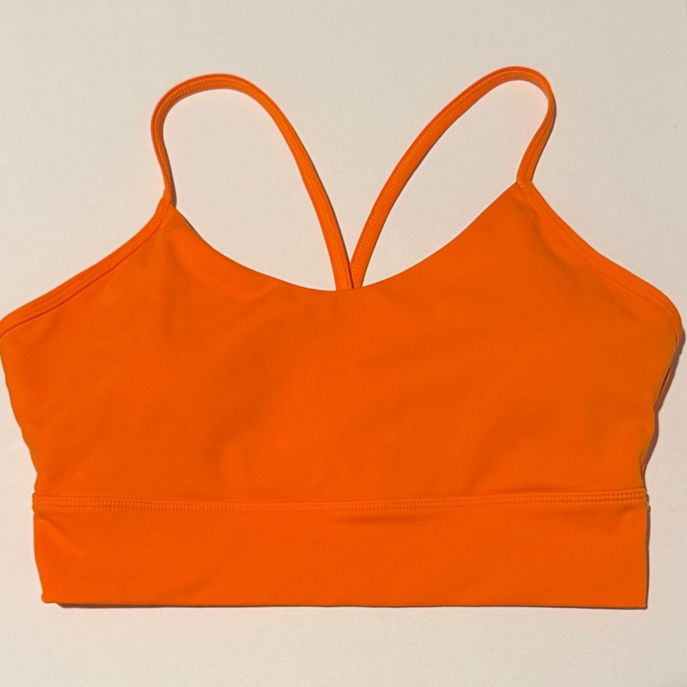 Orange Vital Apparel Sports Bra
